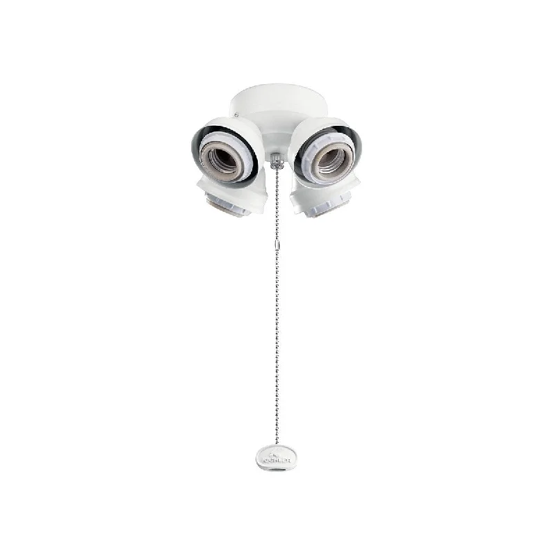 Industrial Lighting for Textile MillsKichler 7 In. 4 LED Lights Turtle Fitter Ceiling Fan Light Kit Industrial Lighting for Textile MillsKichler 7 In. 4 LED Lights Turtle Fitter Ceiling Fan Light Kit