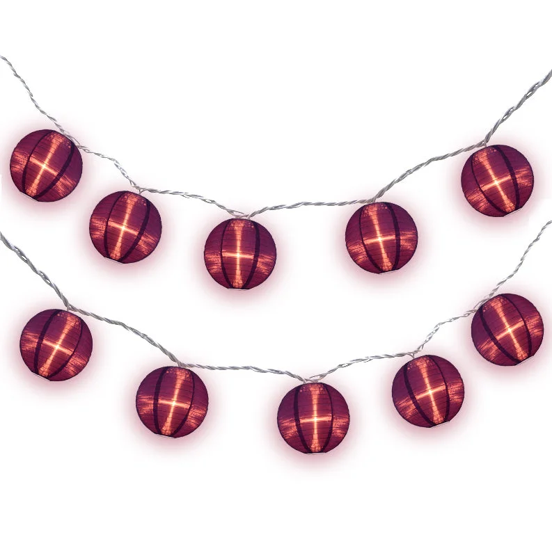 Twinkling String Lights for a Magical AtmosphereBLOWOUT 4" Royal Purple Round Shimmering Nylon Lantern Party String Lights (8FT, Expandable) Twinkling String Lights for a Magical AtmosphereBLOWOUT 4" Royal Purple Round Shimmering Nylon Lantern Party String Lights (8FT, Expandable)
