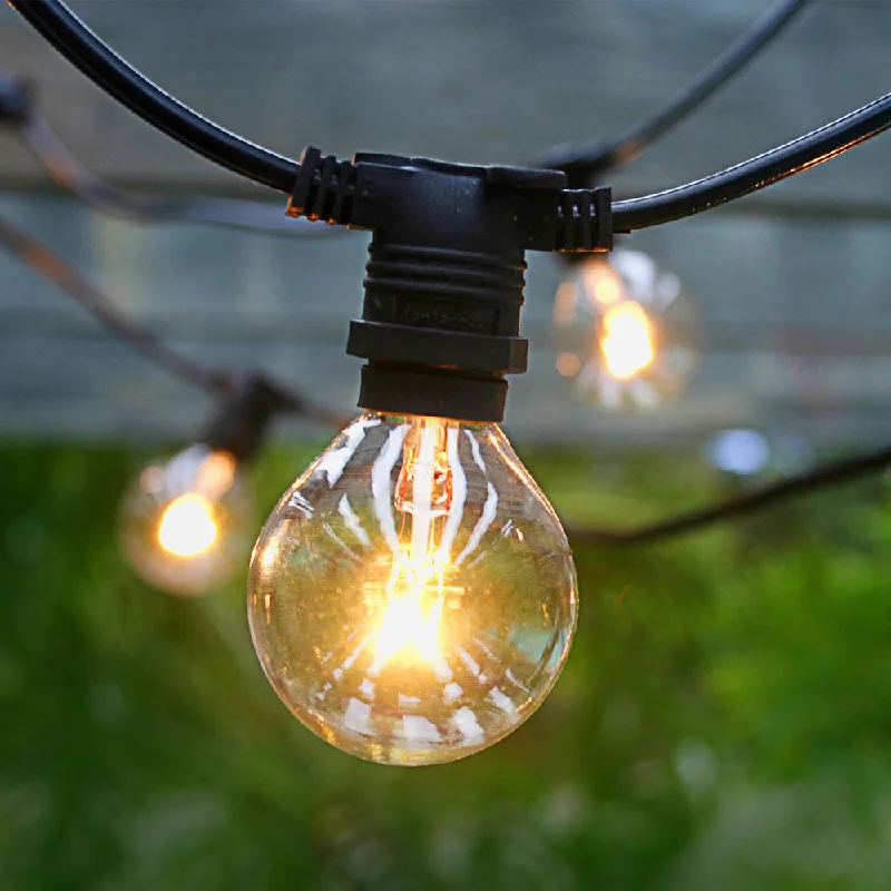 String Lights for Nursery Room DecorCLOSEOUT 25 Socket Weatherproof Outdoor Commercial String Light Set, Globe Bulbs, 29 FT Black Cord w/ E12 C7 Base, Weatherproof String Lights for Nursery Room DecorCLOSEOUT 25 Socket Weatherproof Outdoor Commercial String Light Set, Globe Bulbs, 29 FT Black Cord w/ E12 C7 Base, Weatherproof