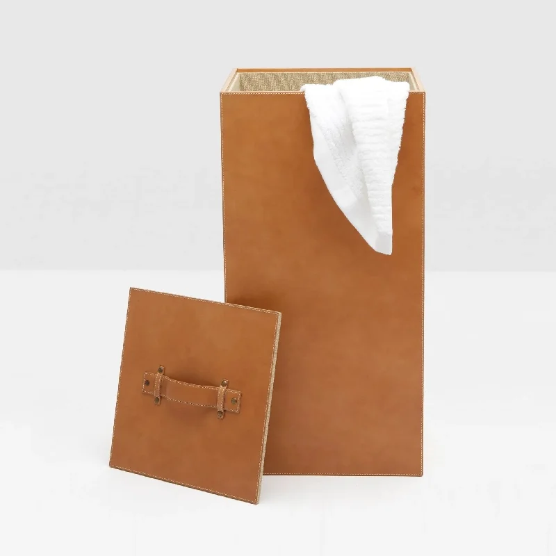 Barnet Leather Hamper