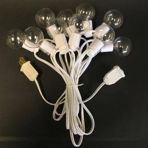 String Lights for Wedding Receptions50 ft. White 50-Socket Globe String Lights with 12 inch spacing (5 watt light bulbs included) String Lights for Wedding Receptions50 ft. White 50-Socket Globe String Lights with 12 inch spacing (5 watt light bulbs included)