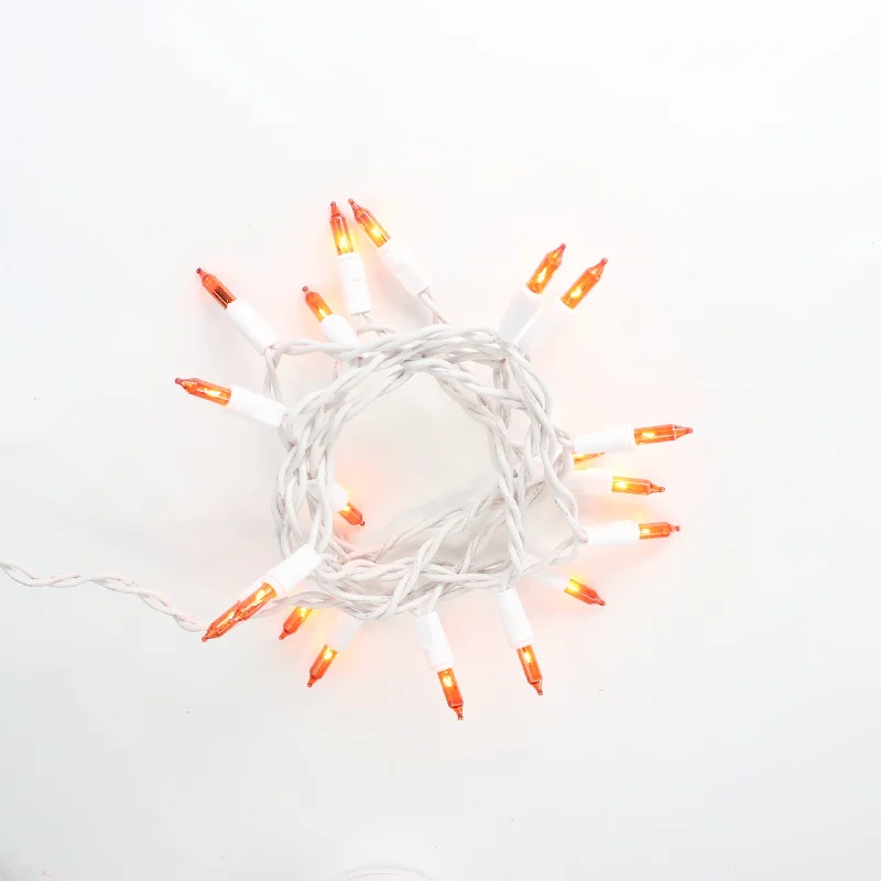 String Lights for Wedding Receptions15-bulb Orange (Amber) Glass Craft Lights, White Wire String Lights for Wedding Receptions15-bulb Orange (Amber) Glass Craft Lights, White Wire