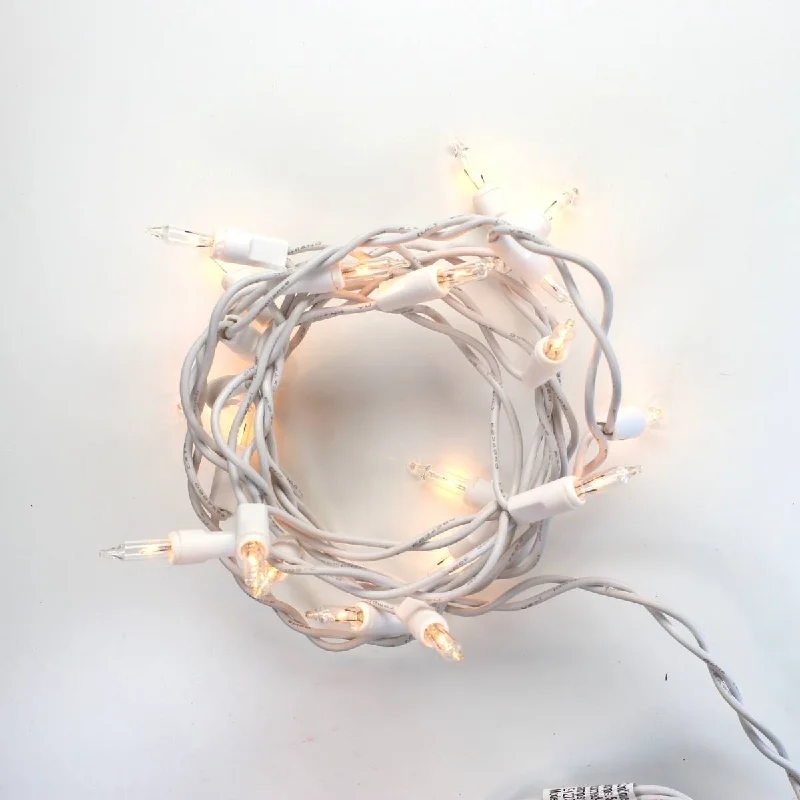 Twinkling String Lights for a Magical Atmosphere20-bulb Clear Glass Craft Lights, White Wire Twinkling String Lights for a Magical Atmosphere20-bulb Clear Glass Craft Lights, White Wire