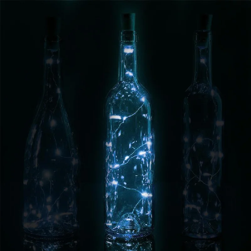 Battery - Operated String Lights for Indoor Use3 Ft 20 Super Bright Cool White LED Battery Operated Wine Bottle lights With Cork DIY Fairy String Light For Home Wedding Party Decoration Battery - Operated String Lights for Indoor Use3 Ft 20 Super Bright Cool White LED Battery Operated Wine Bottle lights With Cork DIY Fairy String Light For Home Wedding Party Decoration