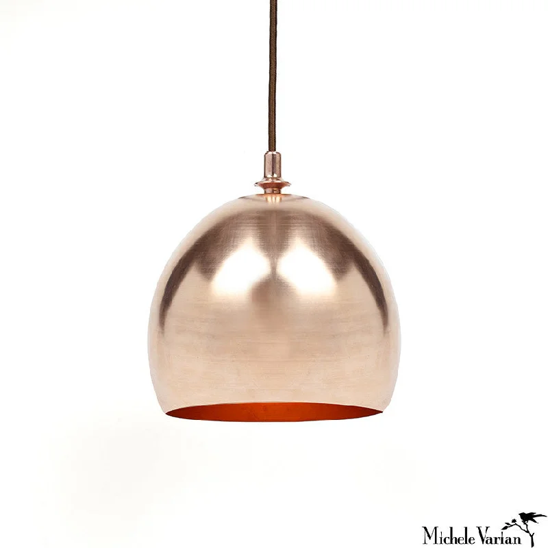 Industrial Wall - Mounted Lighting for Workshop WallsCopper Finial Dome Pendant Light Industrial Wall - Mounted Lighting for Workshop WallsCopper Finial Dome Pendant Light