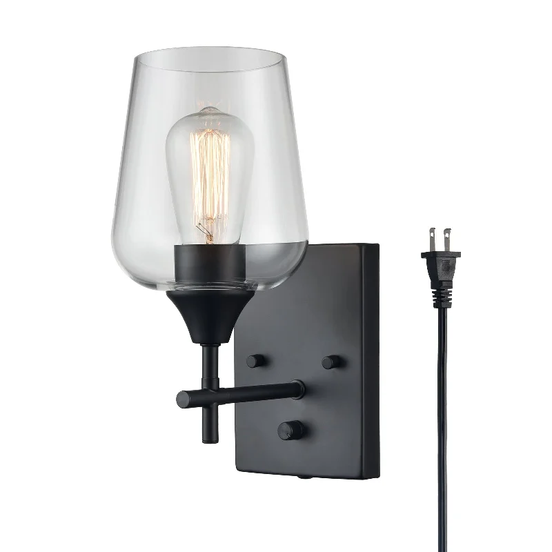 Energy - Efficient Industrial Lighting for Cost - SavingsFarmhouse Matte Black Bathroom Vanity Lighting plug in Wall Sconce Energy - Efficient Industrial Lighting for Cost - SavingsFarmhouse Matte Black Bathroom Vanity Lighting plug in Wall Sconce