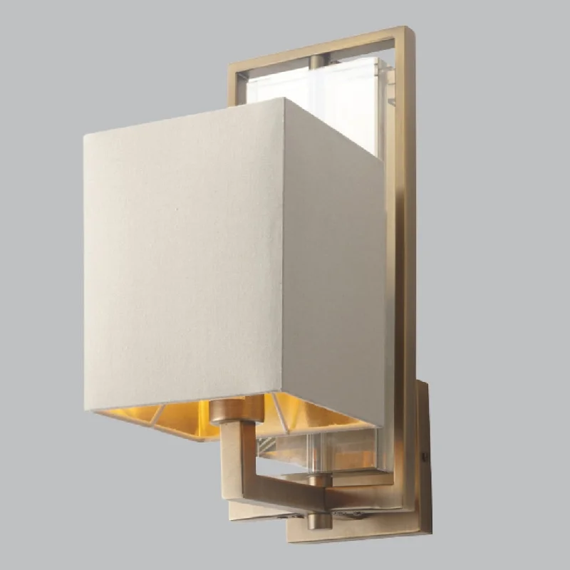 Arden Antique Brass Finish Wall Lamp E14