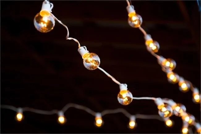 LED String Lights with Warm White Glow30 ft. White 10-Socket Globe String Lights with 36 inch spacing (7 watt light bulbs not included) LED String Lights with Warm White Glow30 ft. White 10-Socket Globe String Lights with 36 inch spacing (7 watt light bulbs not included)