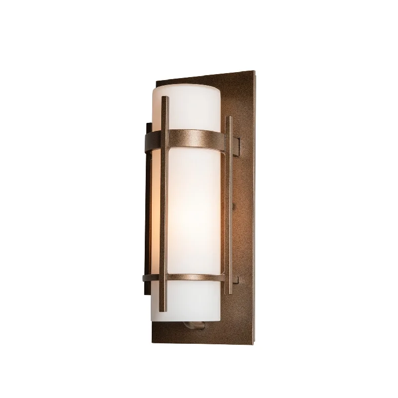 Industrial Area Lighting for Large Open SpacesBanded One Light Outdoor Wall Sconce