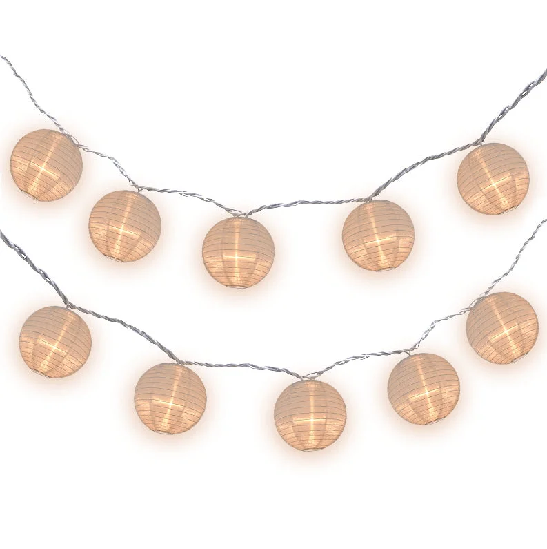 String Lights for DIY Home Decor ProjectsBLOWOUT 4" White Shimmering Nylon Lantern Party String Lights (8FT, Expandable) String Lights for DIY Home Decor ProjectsBLOWOUT 4" White Shimmering Nylon Lantern Party String Lights (8FT, Expandable)