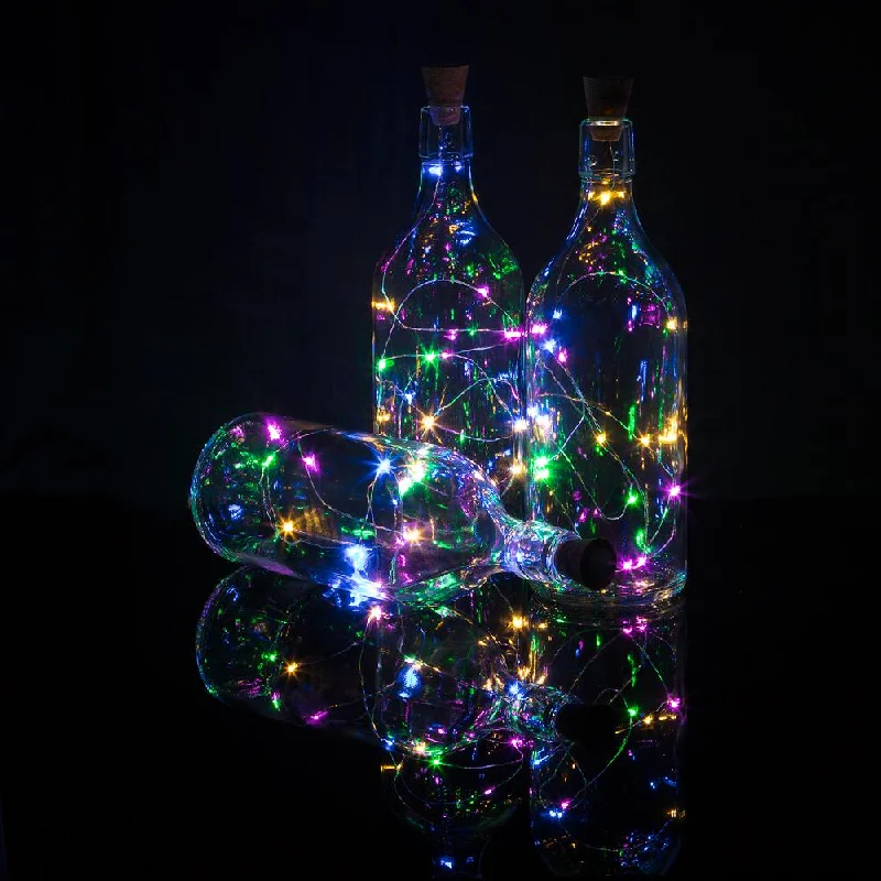 Waterproof String Lights for Patio Decor3-Pack 15 Super Bright RGB LED Battery Operated Wine Bottle lights With Real Cork DIY Fairy String Light For Home Wedding Party Decoration Waterproof String Lights for Patio Decor3-Pack 15 Super Bright RGB LED Battery Operated Wine Bottle lights With Real Cork DIY Fairy String Light For Home Wedding Party Decoration