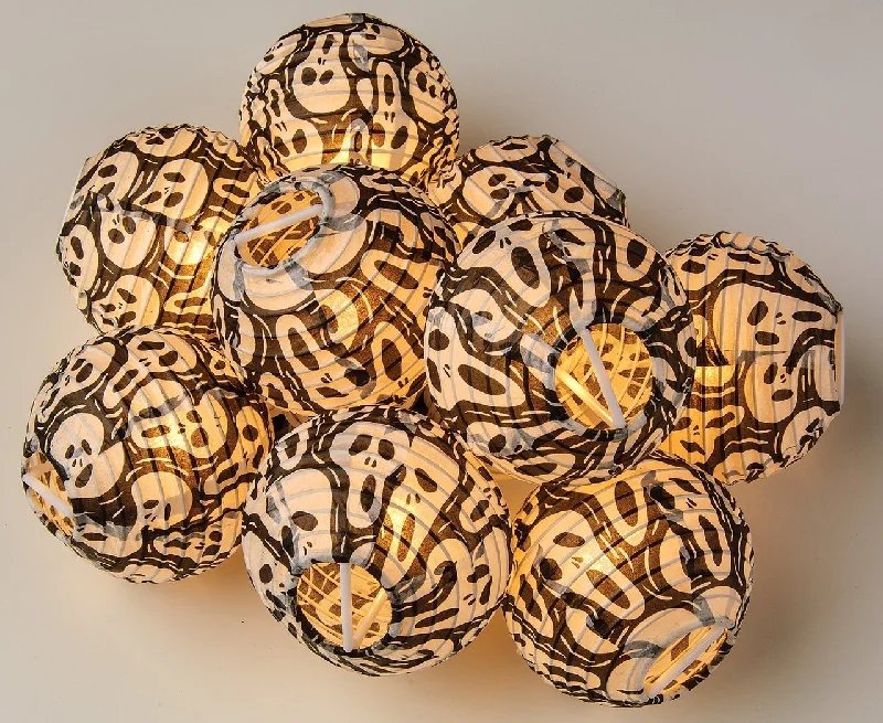 String Lights for Porch LightingSkull Lantern String Lights