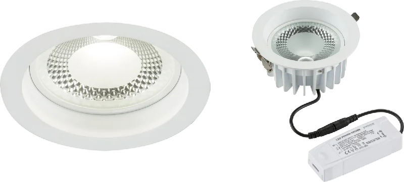 Knightsbridge 230V COB LED Recessed Commercial Downlight 4000K