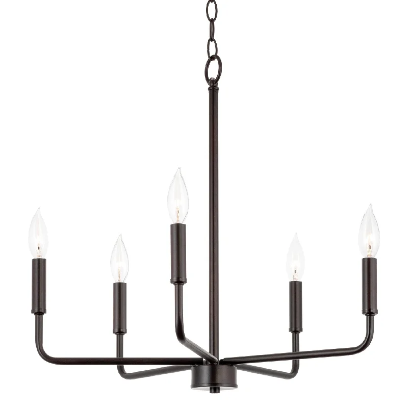 Low - Bay Industrial Lighting Fixtures for Small FactoriesKira Home Camille 21.5" 5-Light Modern Chandelier, Adjustable Hanging Height, Oil Rubbed Bronze Finish Low - Bay Industrial Lighting Fixtures for Small FactoriesKira Home Camille 21.5" 5-Light Modern Chandelier, Adjustable Hanging Height, Oil Rubbed Bronze Finish