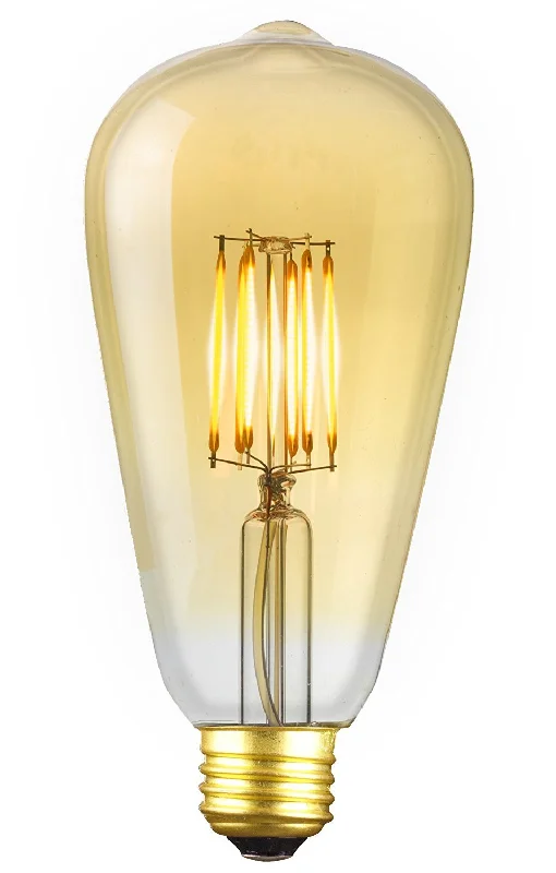 Dust - Resistant Industrial Lighting for Dirty WorkspacesRevel LED 6.5W Dimmable Vintage Filament Edison Light Bulb (50W replacement), Extra Warm White 2200K 600LM, ST21 Antique Shape Dust - Resistant Industrial Lighting for Dirty WorkspacesRevel LED 6.5W Dimmable Vintage Filament Edison Light Bulb (50W replacement), Extra Warm White 2200K 600LM, ST21 Antique Shape