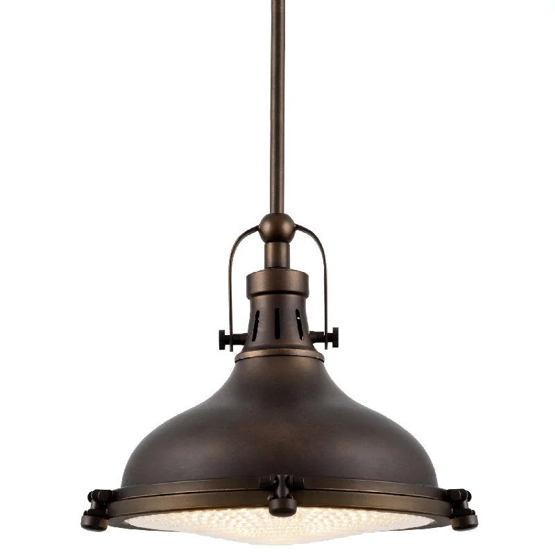 Industrial Lighting for Textile MillsKira Home Beacon 11" Industrial Farmhouse / Nautical Pendant Light with Round Fresnel Glass Lens, Adjustable Hanging Height, Oil-Rubbed Bronze Finish Industrial Lighting for Textile MillsKira Home Beacon 11" Industrial Farmhouse / Nautical Pendant Light with Round Fresnel Glass Lens, Adjustable Hanging Height, Oil-Rubbed Bronze Finish