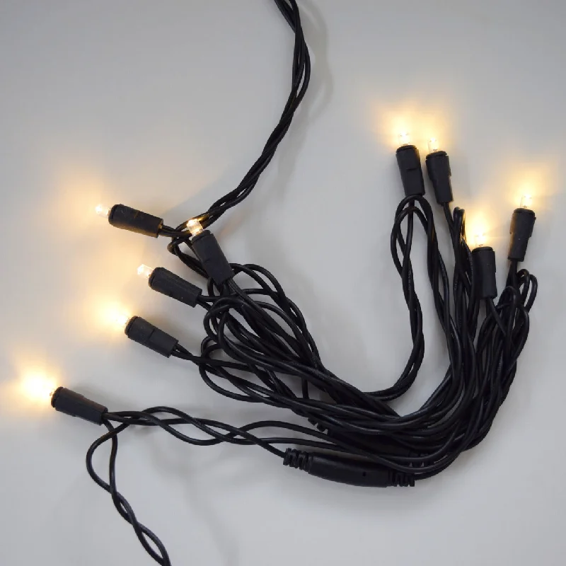 Color - Changing LED String Lights for Christmas Decor10 Indoor LED Mini String Lights, 8.35 FT Black Cord Color - Changing LED String Lights for Christmas Decor10 Indoor LED Mini String Lights, 8.35 FT Black Cord
