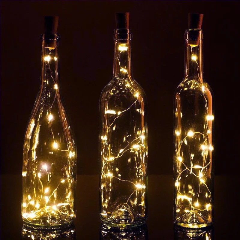 String Lights for Porch Lighting3 Pack | 3Ft Battery Powered 20 LED Warm White Cork Wine Bottle Lights DIY Fairy String Lights Table Centerpiece Decoration String Lights for Porch Lighting3 Pack | 3Ft Battery Powered 20 LED Warm White Cork Wine Bottle Lights DIY Fairy String Lights Table Centerpiece Decoration