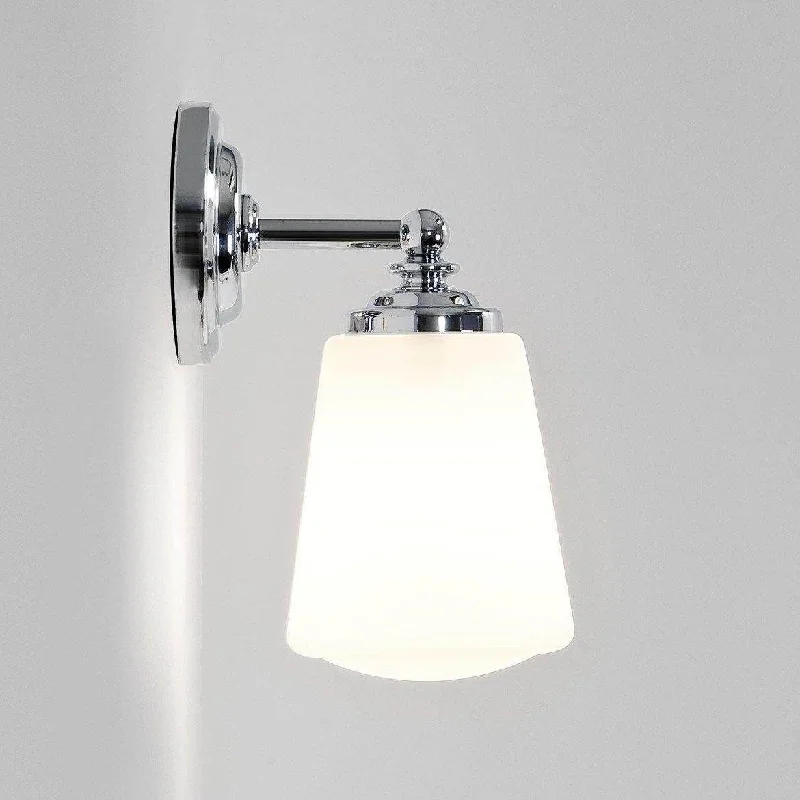 industrial style wall lamps with exposed bulbs for urban loftsAnton - Bathroom Wall Light IP44 - Polished Chrome