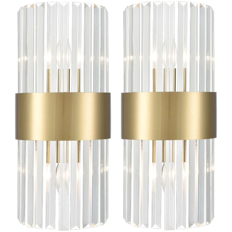 Industrial Flood Lighting for Outdoor Loading DocksCrystal Wall Sconces Set of 2 Brass Gold Wall Light Fixture Industrial Flood Lighting for Outdoor Loading DocksCrystal Wall Sconces Set of 2 Brass Gold Wall Light Fixture