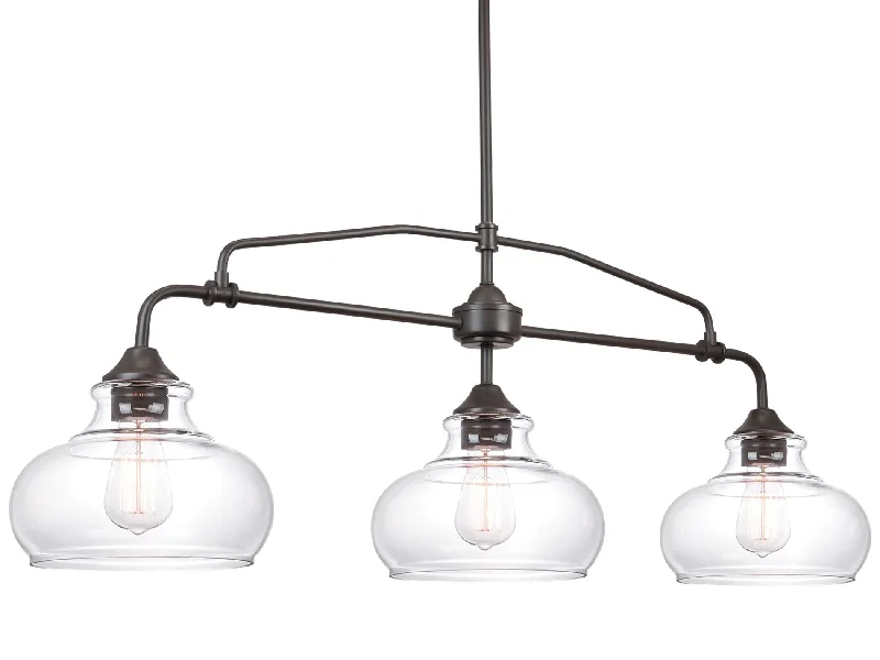 Industrial Lighting for Chemical PlantsKira Home Harlow 37.5" Modern Industrial Farmhouse 3-Light Kitchen Island Light, Clear Glass Shades, Adjustable Hanging Height, Oil Rubbed Bronze Industrial Lighting for Chemical PlantsKira Home Harlow 37.5" Modern Industrial Farmhouse 3-Light Kitchen Island Light, Clear Glass Shades, Adjustable Hanging Height, Oil Rubbed Bronze