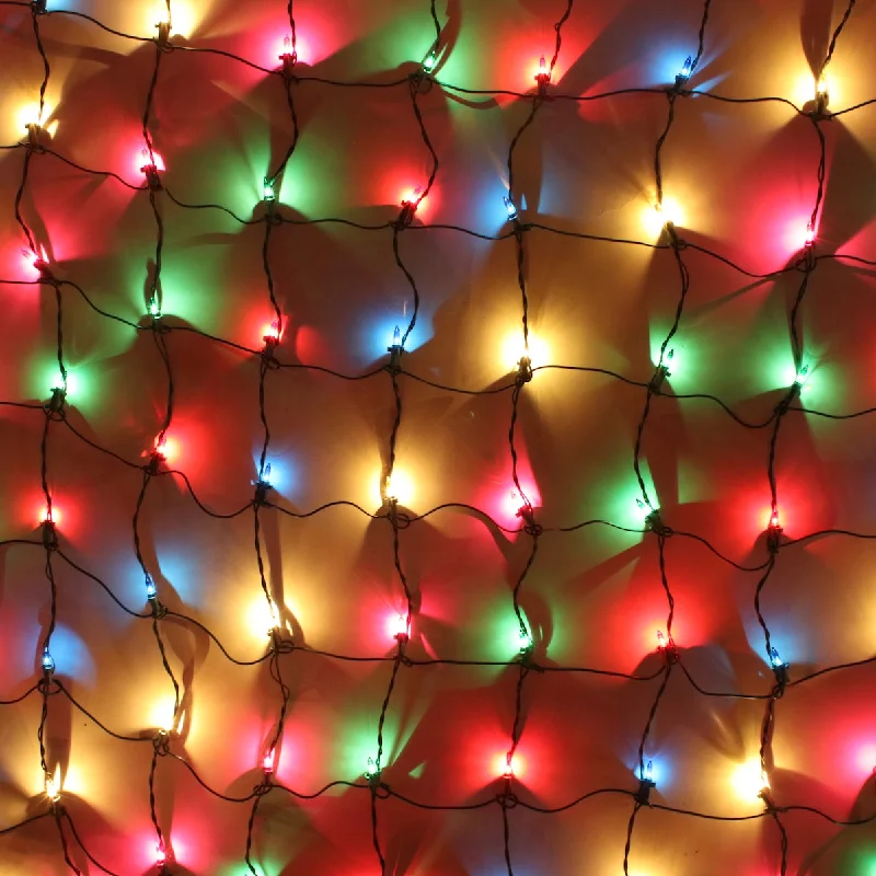 String Lights with Edison Bulbs for Rustic Ambiance150-bulb Multicolor Net Lights, Green Wire String Lights with Edison Bulbs for Rustic Ambiance150-bulb Multicolor Net Lights, Green Wire
