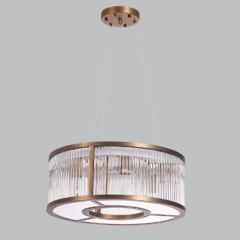 Dusk Diameter 50cm Antique Brass Finish Pendant E14
