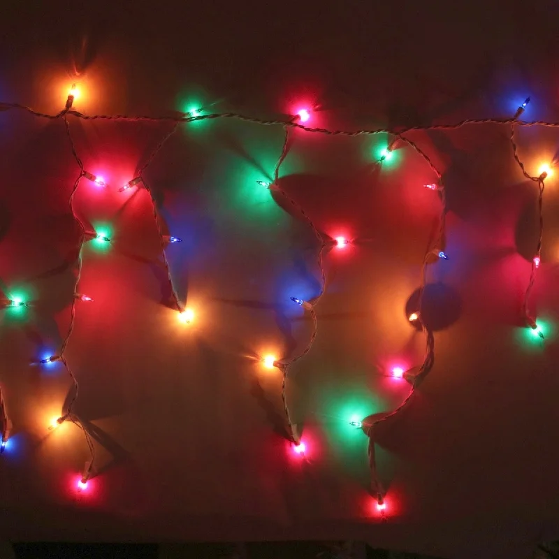 String Lights for Restaurant Outdoor Seating150-bulb Multicolor Glass Icicle Lights, White Wire String Lights for Restaurant Outdoor Seating150-bulb Multicolor Glass Icicle Lights, White Wire