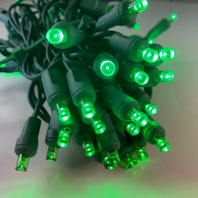 String Lights for Balcony Decoration50-light 5mm Green LED Christmas Lights, 4" Spacing, Green Wire String Lights for Balcony Decoration50-light 5mm Green LED Christmas Lights, 4" Spacing, Green Wire
