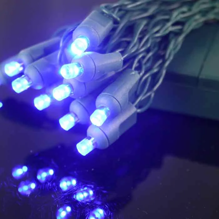 String Lights for Hotel Courtyard LightingBattery Powered LED Christmas Lights Conical Blue Green Wire String Lights for Hotel Courtyard LightingBattery Powered LED Christmas Lights Conical Blue Green Wire