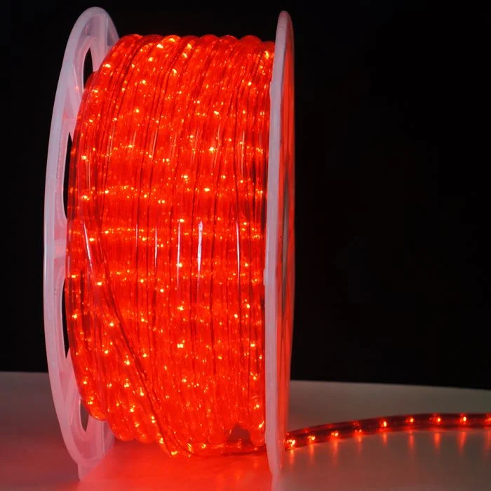 Twinkling String Lights for a Magical Atmosphere3/8" Red Incandescent Rope Lights