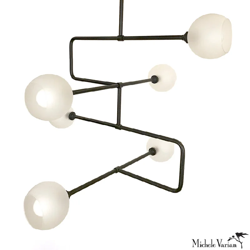 Low - Bay Industrial Lighting Fixtures for Small FactoriesBlack Stacked Triple Circuit Chandelier Pendant Light Low - Bay Industrial Lighting Fixtures for Small FactoriesBlack Stacked Triple Circuit Chandelier Pendant Light
