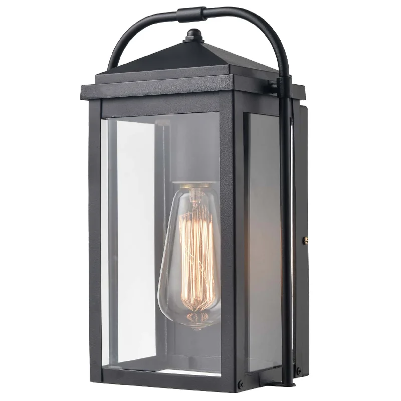 Industrial Lighting for Chemical PlantsBlack Outdoor Wall Lights Exterior Glass Shade Porch Light for House Industrial Lighting for Chemical PlantsBlack Outdoor Wall Lights Exterior Glass Shade Porch Light for House