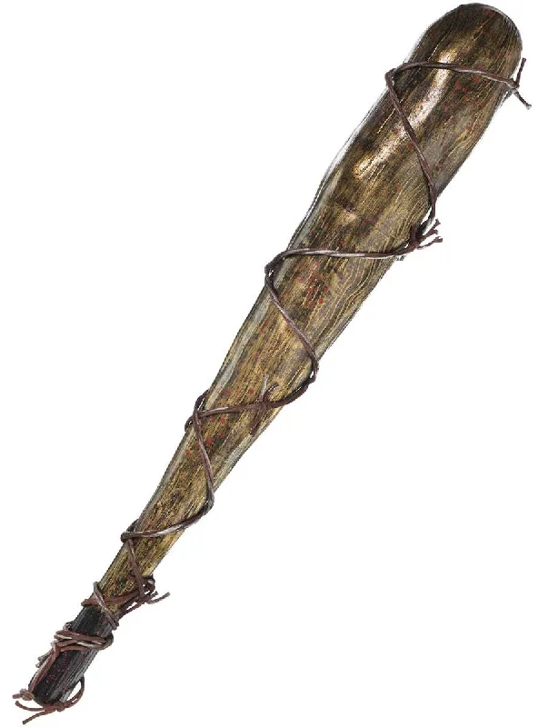 Barb Wire Wrapped Fake Baseball Bat Costume Weapon