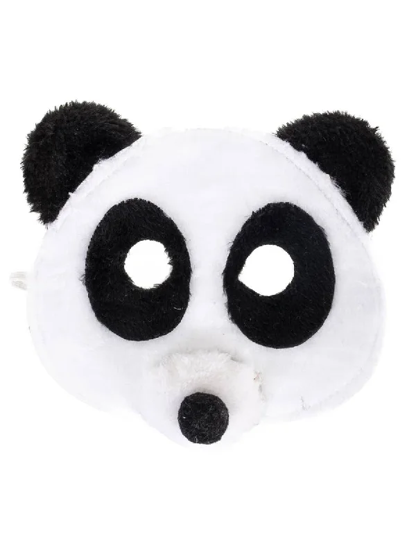 Cute Black and White Panda Kids Costume Mask