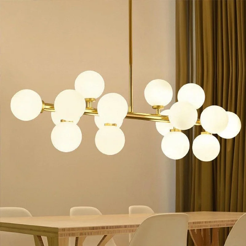Chandeliers for Living Rooms to Create a Focal PointANKUR EMMA 16 GLOBE RADIANT GOLD CHANDELIER Chandeliers for Living Rooms to Create a Focal PointANKUR EMMA 16 GLOBE RADIANT GOLD CHANDELIER