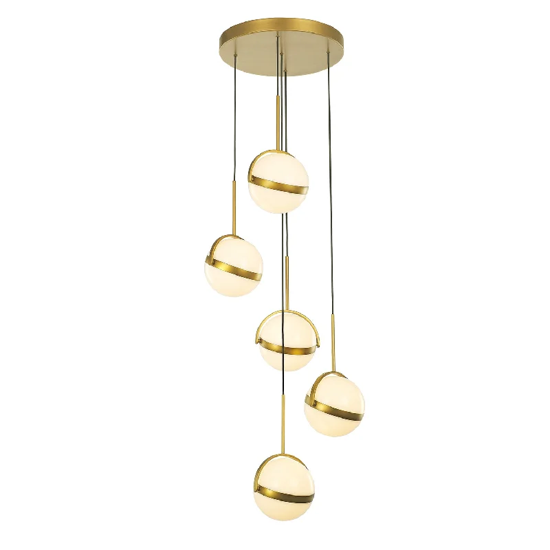 Chandeliers with Adjustable Arms for Directional LightingAlora globo MP301005BG Pendant Light - Brushed Gold Chandeliers with Adjustable Arms for Directional LightingAlora globo MP301005BG Pendant Light - Brushed Gold