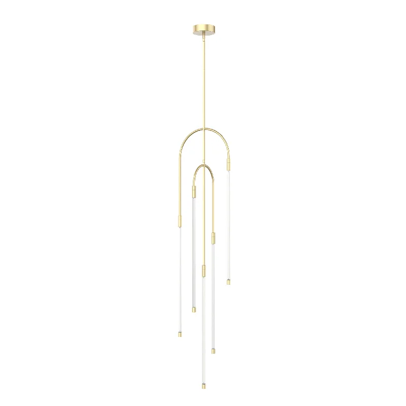 Chandeliers with Metal Frames in Gold FinishAlora PD317005NB PD317005NB Pendant Light - Natural Brass Chandeliers with Metal Frames in Gold FinishAlora PD317005NB PD317005NB Pendant Light - Natural Brass