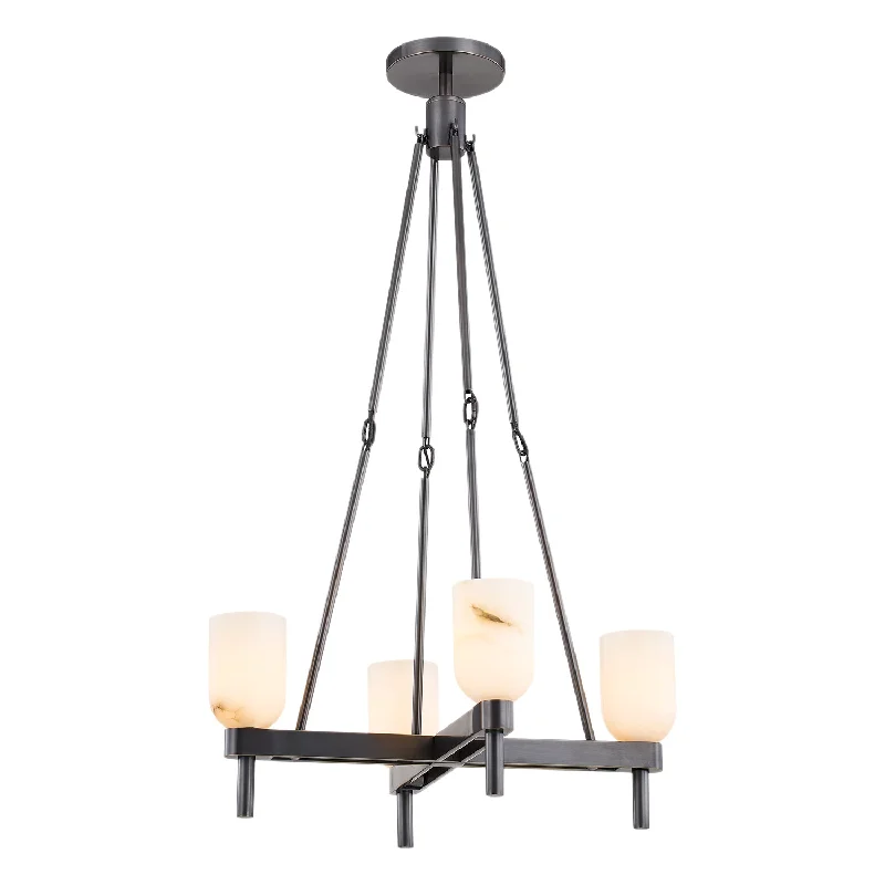 Small Chandeliers for Compact RoomsAlora lucian PD338422UBAR Pendant Light - Urban Bronze/Alabaster Small Chandeliers for Compact RoomsAlora lucian PD338422UBAR Pendant Light - Urban Bronze/Alabaster