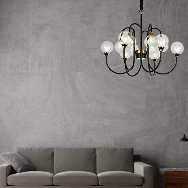 Art Deco Chandeliers for a Retro - Glam LookANKUR GLOBE CHANDELIER