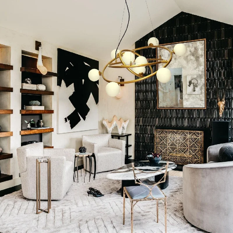 Mini Chandeliers for Adding Charm to Small SpacesANKUR SATURN 9 LIGHT GOLD CHANDELIER WITH MILKY WHITE GLOBE Mini Chandeliers for Adding Charm to Small SpacesANKUR SATURN 9 LIGHT GOLD CHANDELIER WITH MILKY WHITE GLOBE