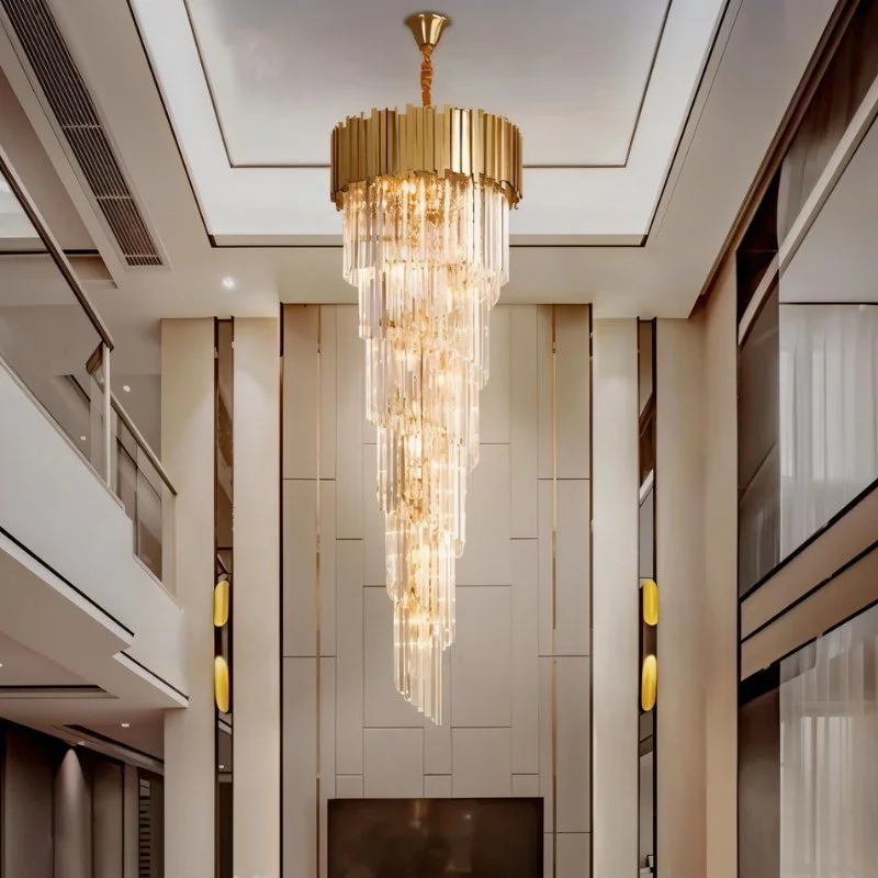 Industrial Iron Chandeliers for Loft - Inspired SpacesAstralis 2-Story Round Chandelier Industrial Iron Chandeliers for Loft - Inspired SpacesAstralis 2-Story Round Chandelier