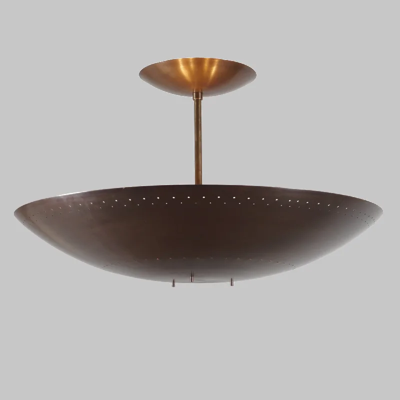 Chandeliers for Dining Rooms to Set the Mood for MealsAura 30 Inches Perforated Brass Ceiling Pendant Light Chandeliers for Dining Rooms to Set the Mood for MealsAura 30 Inches Perforated Brass Ceiling Pendant Light
