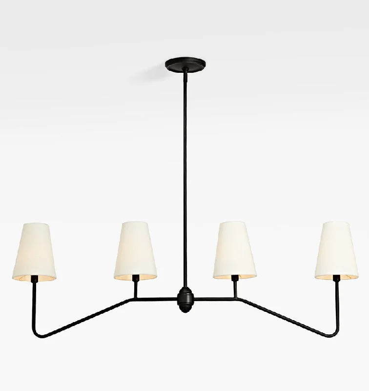 Chandeliers with Adjustable Height for Custom InstallationBerkshire linear pendnat