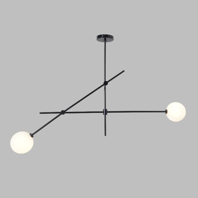 Chandeliers with Metal Frames in Black FinishBrass Sputnik Two Globe Chandelier Light Fixture Chandeliers with Metal Frames in Black FinishBrass Sputnik Two Globe Chandelier Light Fixture