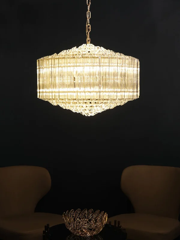 Chandeliers with Metal Frames in Bronze FinishCasca Chandelier