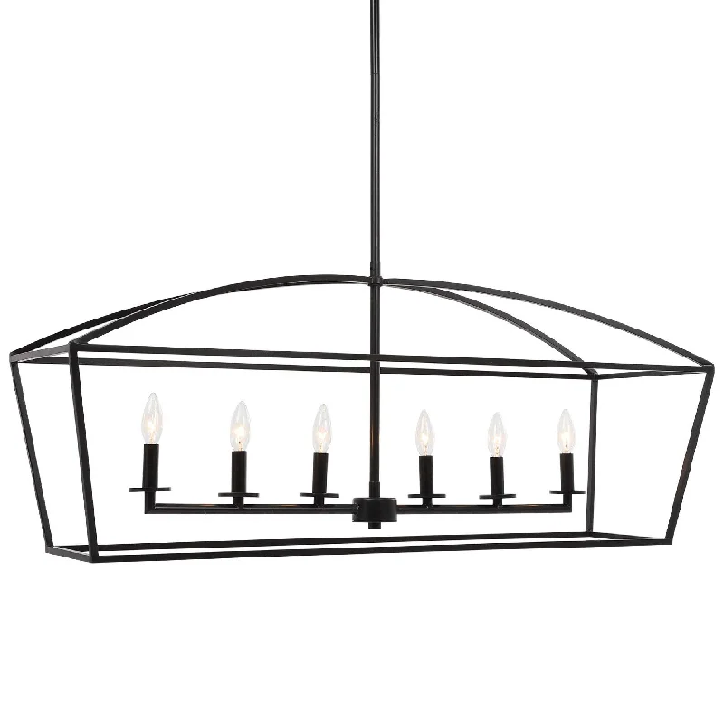 LED Chandeliers for Energy - Efficient LightingCLAYTON 6 LIGHT LINEAR CHANDELIER