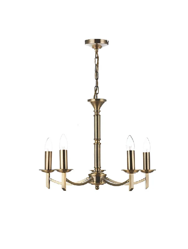 Chandeliers with Pendant Lights for a Stylish LookDar Ambassador 5 Light Chandelier Antique Brass Chandeliers with Pendant Lights for a Stylish LookDar Ambassador 5 Light Chandelier Antique Brass