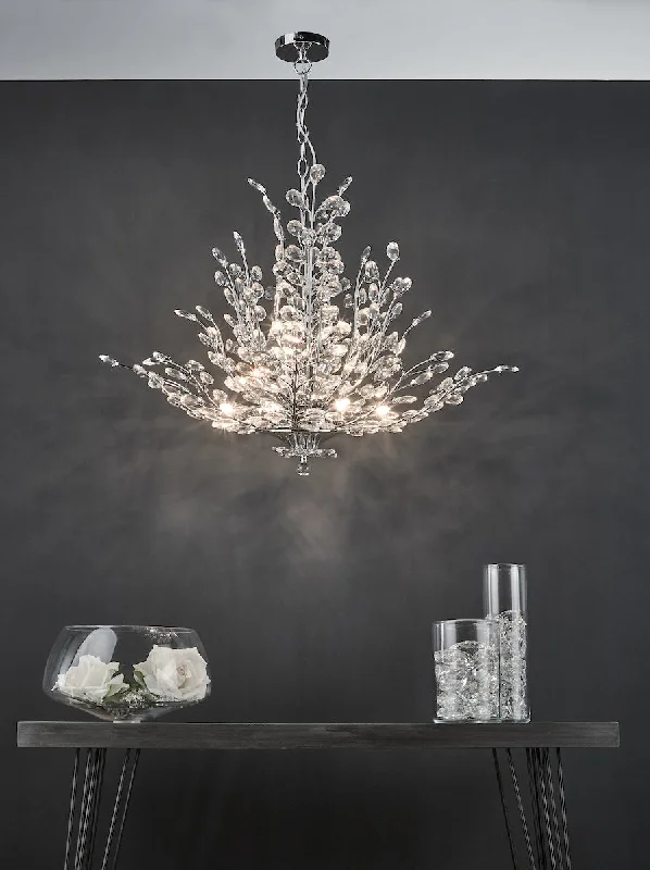 Chandeliers with Metal Frames in Black FinishDar Cordelia Crystal Chandelier Polished Chrome Chandeliers with Metal Frames in Black FinishDar Cordelia Crystal Chandelier Polished Chrome
