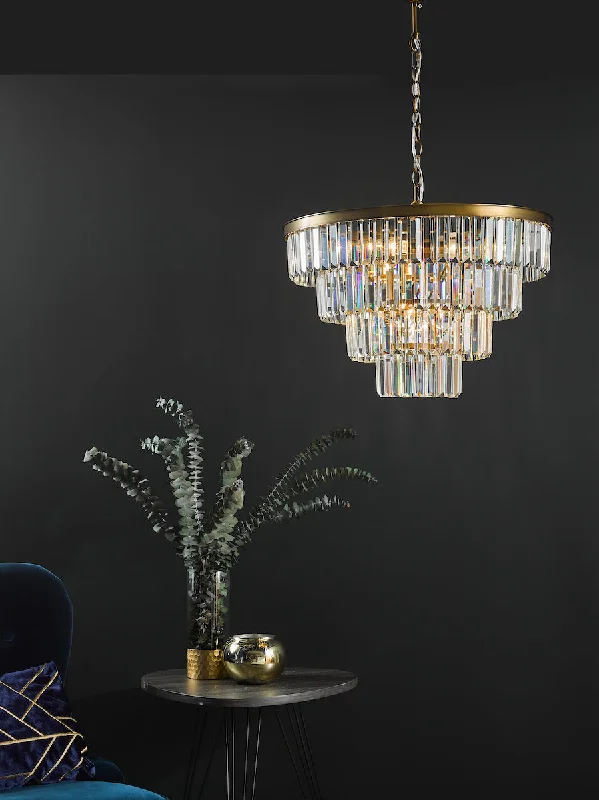 Mini Chandeliers for Adding Charm to Small SpacesDar Gold Rhapsody 6 Light Tiered Pendant Crystal & Bronze Mini Chandeliers for Adding Charm to Small SpacesDar Gold Rhapsody 6 Light Tiered Pendant Crystal & Bronze